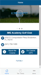 Mobile Screenshot of imgacademygolfclub.com